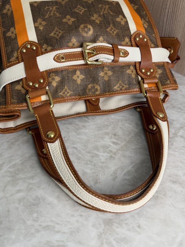 Louis Vuitton Limited Edition Monogram Tisse Rayures PM