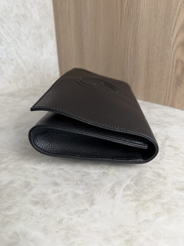 Gucci Soho Clutch Leather Black