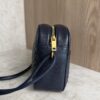 Saint Laurent (YSL) Quilted Monogram Victoire Camera Bag Navy