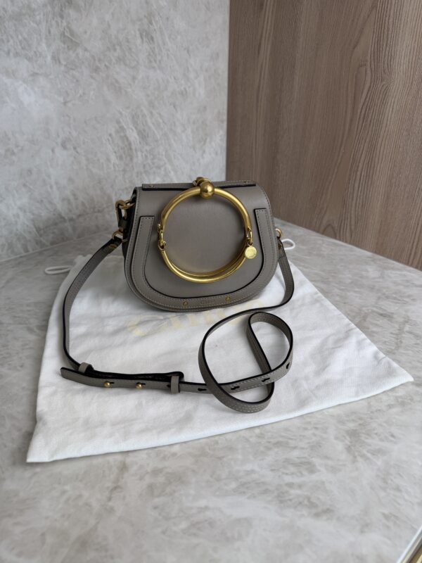 Chloe Calfskin Small Nile Bracelet Bag