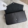 Louis Vuitton Epi Pochette Felicie Chain Wallet Noir