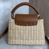 Louis Vuitton Capucines Bag Wicker with Leather BB