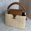 Louis Vuitton Capucines Bag Wicker with Leather BB