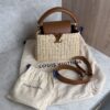 Louis Vuitton Capucines Bag Wicker with Leather BB