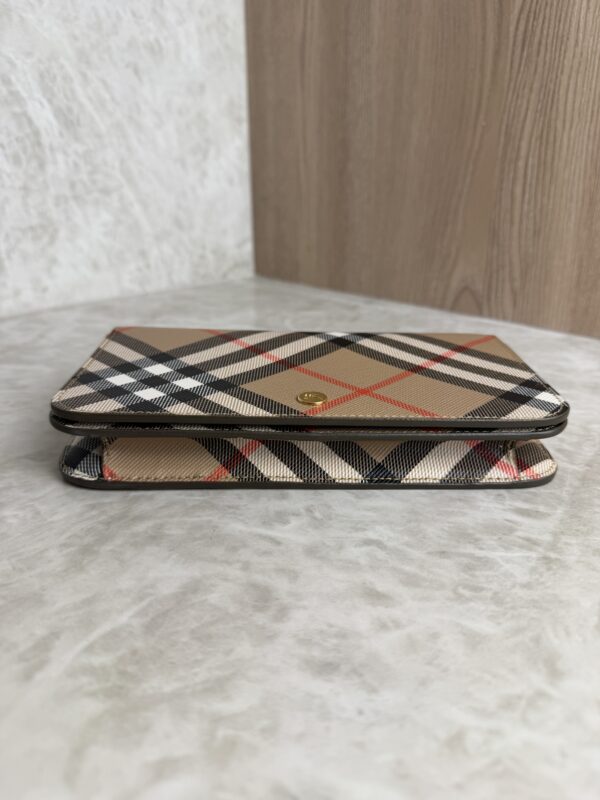 Burberry House Check Halton Wallet on Chain