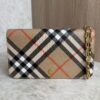 Burberry House Check Halton Wallet on Chain
