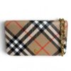 Burberry House Check Halton Wallet on Chain