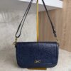 Salvatore Ferragamo Gancini Crossbody Bag Navy