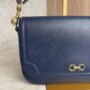 Salvatore Ferragamo Gancini Crossbody Bag Navy