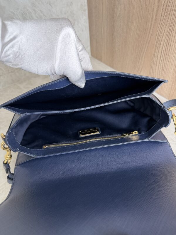 Salvatore Ferragamo Gancini Crossbody Bag Navy