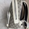 Gucci GG Supreme Monogram Calfskin Web Small Ophidia Day Backpack Beige Ebony New Acero