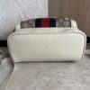 Gucci GG Supreme Monogram Calfskin Web Small Ophidia Day Backpack Beige Ebony New Acero