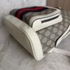 Gucci GG Supreme Monogram Calfskin Web Small Ophidia Day Backpack Beige Ebony New Acero